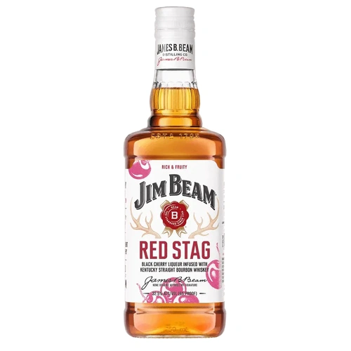 Jim Beam Red Stag Black Cherry US Release Kentucky Straight Bourbon Whiskey