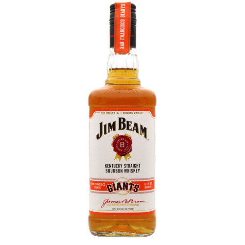 Jim Beam San Francisco Giants Kentucky Straight Bourbon Whiskey