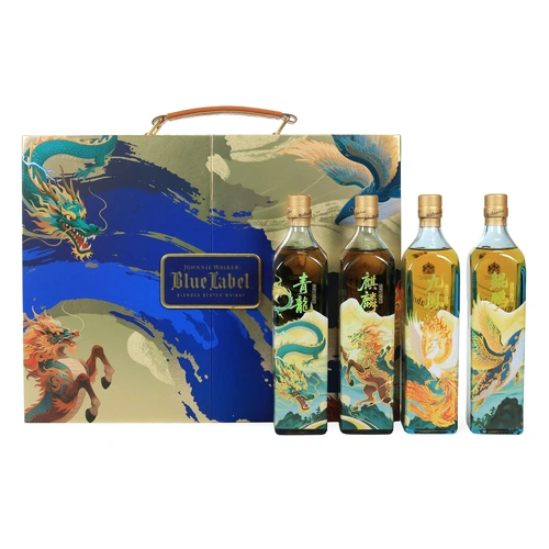 Johnnie Walker Blue Label Divine Beasts Limited Edition Set 4x 200ml