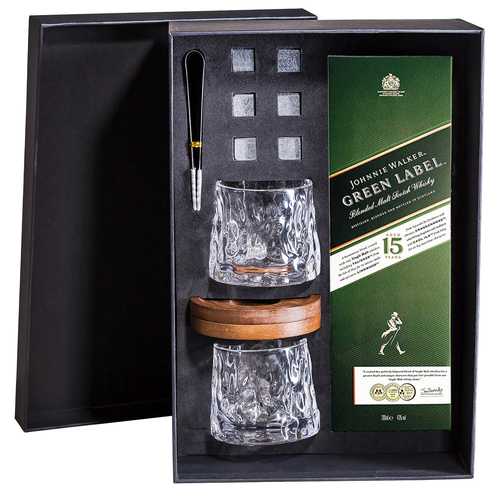 Johnnie Walker Green Label 15 Year Old Gift Box