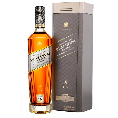 Johnnie Walker Platinum Label 18 Year Old Top Lid Style 700ml