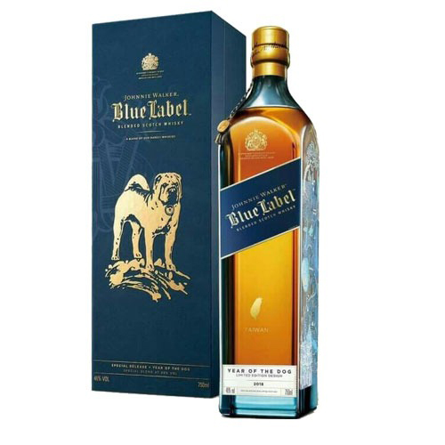 Johnnie Walker Blue Label Year of the Dog 2018 Taiwan Edition