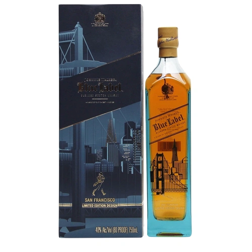 Johnnie Walker Blue Label San Francisco Limited Edition Scotch Whisky