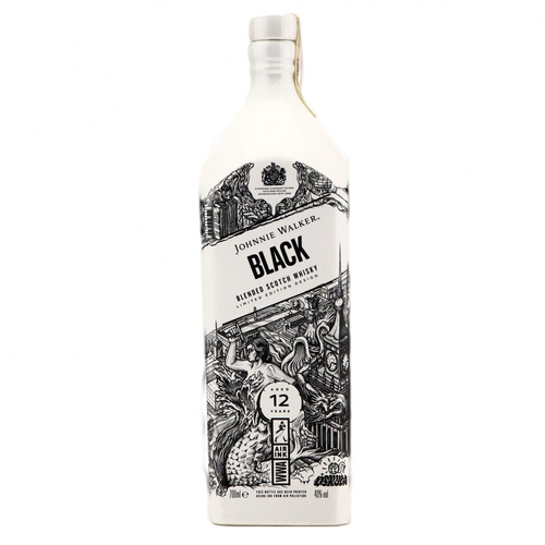 Johnnie Walker Black Label 12 Year Old Air-Ink Warsaw Limited Edition