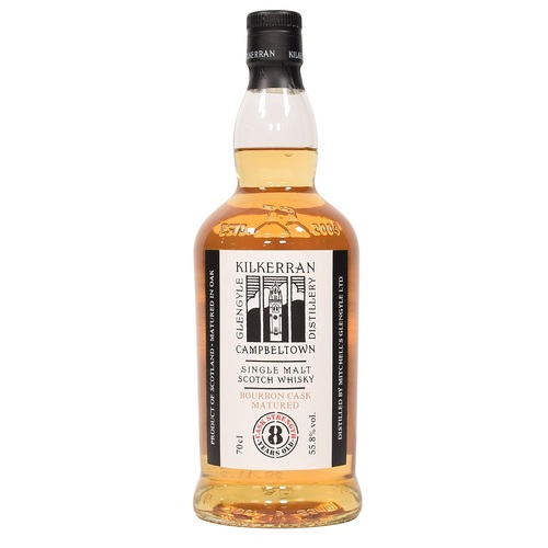 Kilkerran 8 Year Old Bourbon Cask Matured 2022 Release Single Malt Whisky