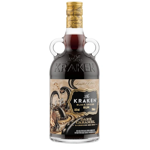 Kraken Dark Caramel and Cornish Sea Salt Black Spiced Rum Limited Edition