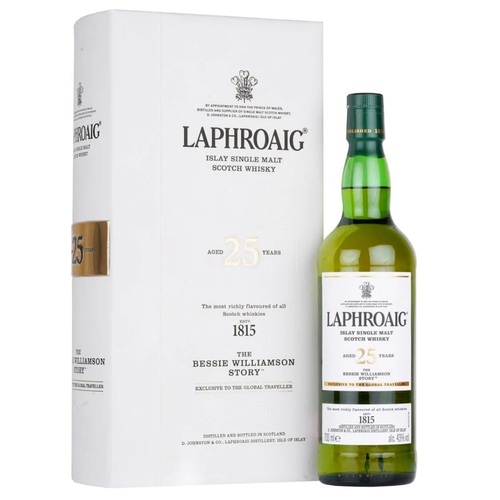 Laphroaig 25 Year Old The Bessie Williamson Story