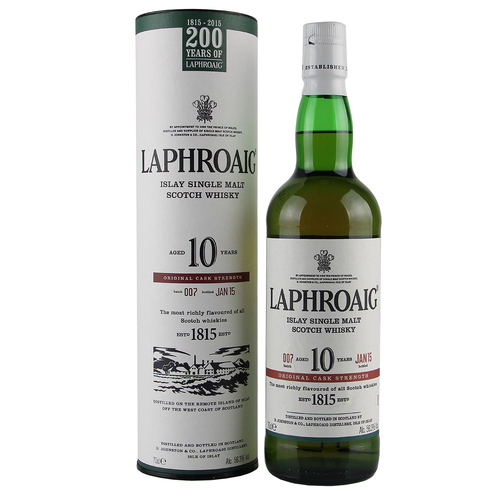Laphroaig 10 Year Old Cask Strength Batch 007 Single Malt Whisky