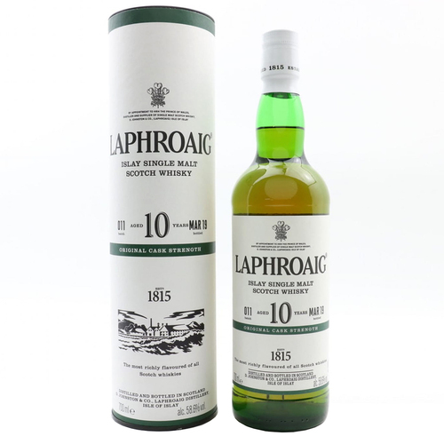 Laphroaig 10 Year Old Cask Strength Batch 011 Single Malt Whisky