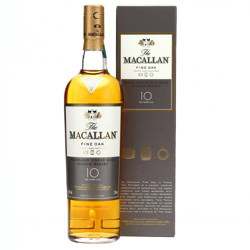 Macallan 10 Year Old Fine Oak Single Malt Whisky