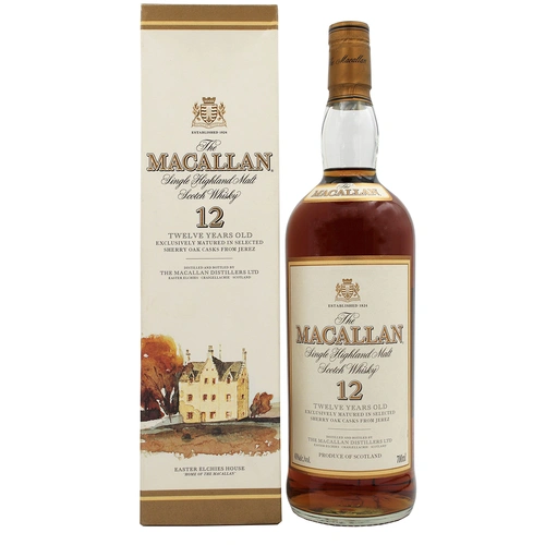 Macallan 12 Year Old Sherry Oak 1990s’ Single Malt Whisky