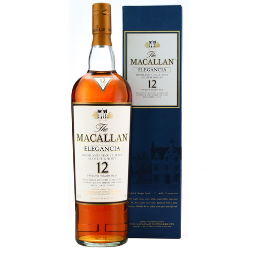 Macallan 12 Year Old Elegancia Single Malt Whisky