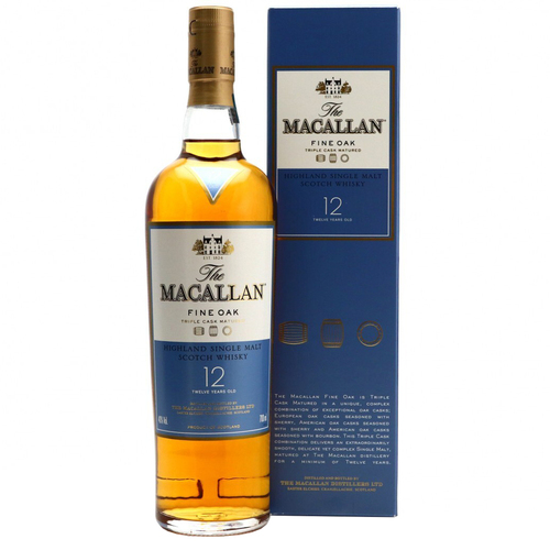 Macallan 12 Year Old Fine Oak Single Malt Whisky