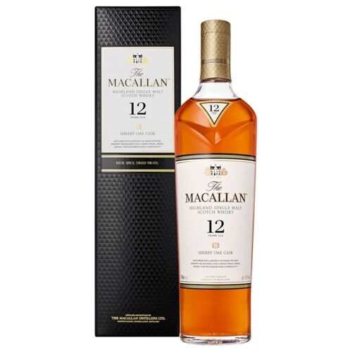 Macallan 12 Year Old Sherry Oak Single Malt Whisky