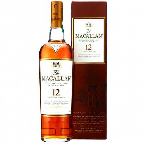Macallan 12 Year Old Sherry Original pre2018