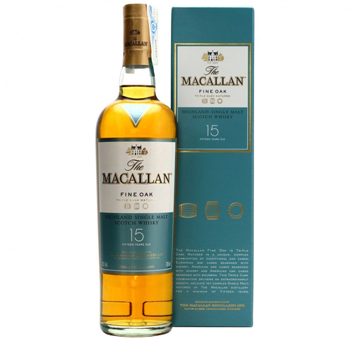 Macallan 15 Year Old Fine Oak Single Malt Whisky