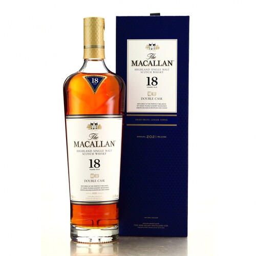 Macallan 18 Year Old Double Cask Single Malt Whisky