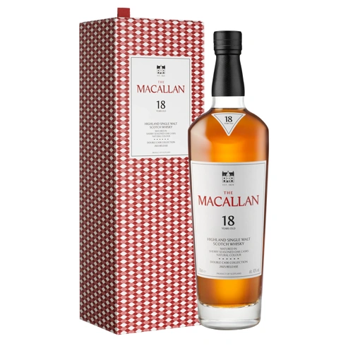Macallan 18 Year Old Double Cask 2025 Release Single Malt Whisky