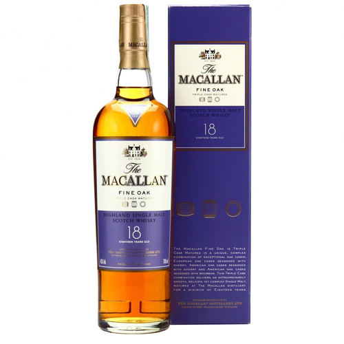 Macallan 18 Year Old Fine Oak Single Malt Whisky