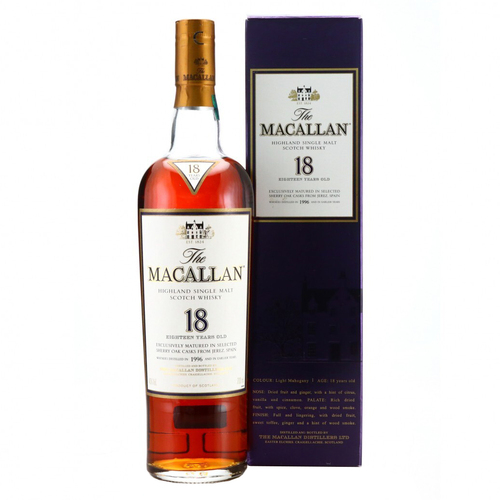 Macallan 18 Year Old 1996 Sherry Oak