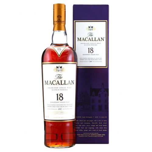 Macallan 18 Year Old 1997 Sherry Oak Single Malt Whisky
