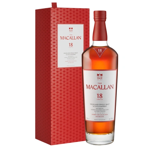 Macallan 18 Year Old 2025 Sherry Oak Single Malt Whisky