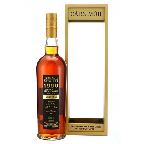 Macallan 1990 25 Year Old Carn Mor Legacy Bestowal Heritage Inheritance