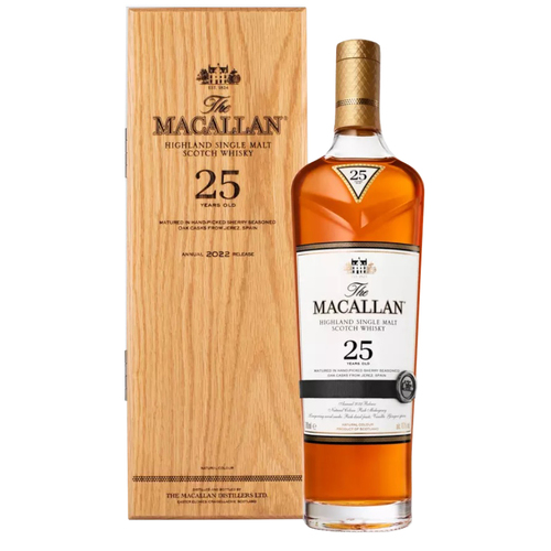 Macallan 25 Year Old 2022 Sherry Oak Single Malt Whisky