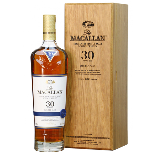 Macallan 30 Year Old Double Cask 2021 Release Single Malt Whisky