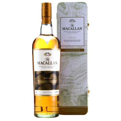 Macallan Gold Limited Edition Tin Box Single Malt Whisky