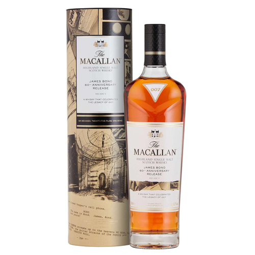Macallan James Bond 60th Anniversary Release Decade V