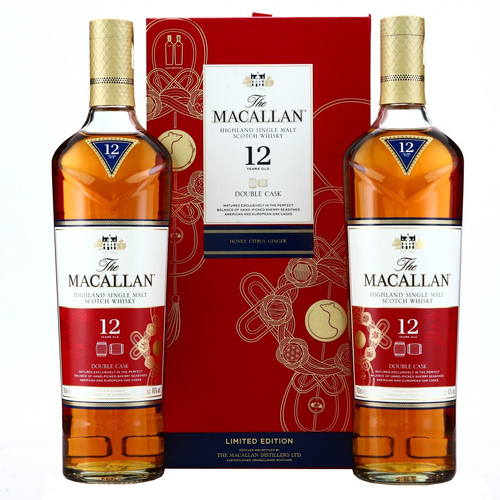 Macallan 12 Year Double Cask 2 x700ml Year of the Rat