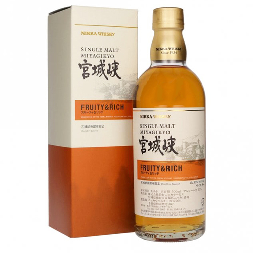 Nikka Miyagikyo Fruity & Rich Distillery Limited Single Malt Whisky 500ml