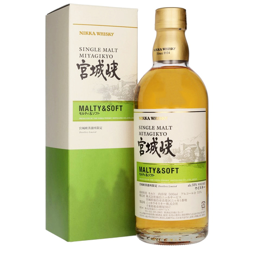 Nikka Miyagikyo Malty & Soft Distillery Limited Single Malt Whisky 500ml