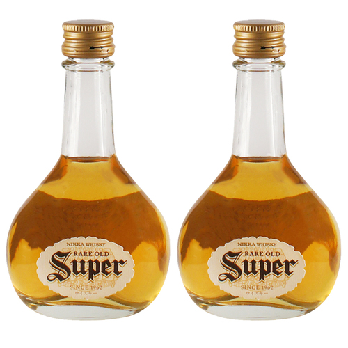 Nikka Super Rare Old Japanese Whisky Miniatures 2x 50ml