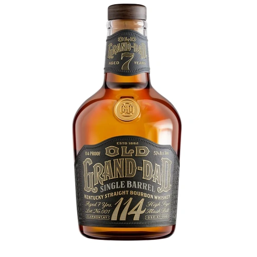 Old Grand-Dad 7 Year Old Single Barrel 114 Proof Kentucky Straight Bourbon Whiskey