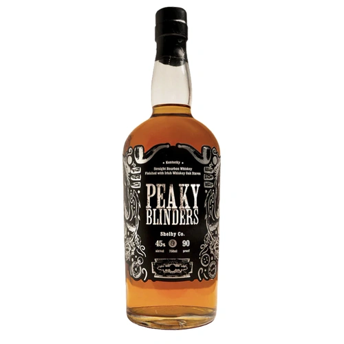 Peaky Blinders Straight Bourbon Whiskey Finished with Irish Oak Staves