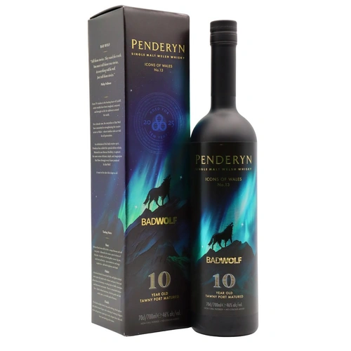 Penderyn 10 year Old Bad Wolf Icons of Wales Single Malt Whisky