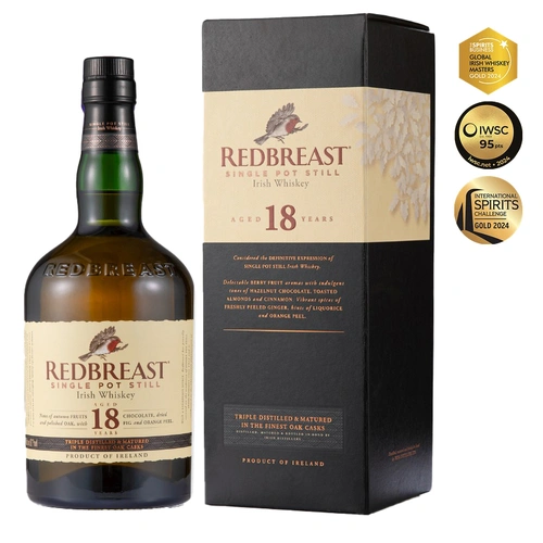 Redbreast 18 Year Old Single Pot Still Irish Whiskey