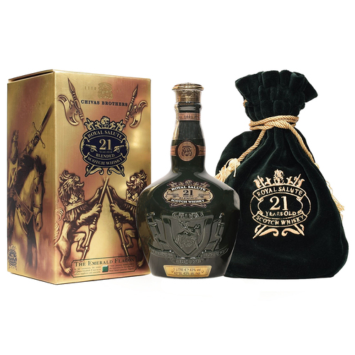 Chivas Royal Salute 21 Years Old The Emerald Flagon 1L Limited Edition