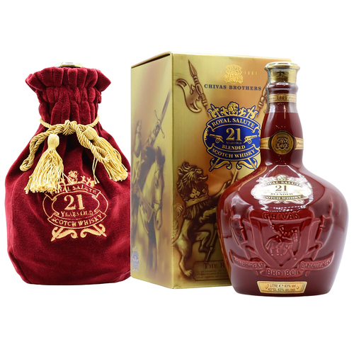 Chivas Royal Salute 21 Years Old The Ruby Flagon 1L Limited Edition