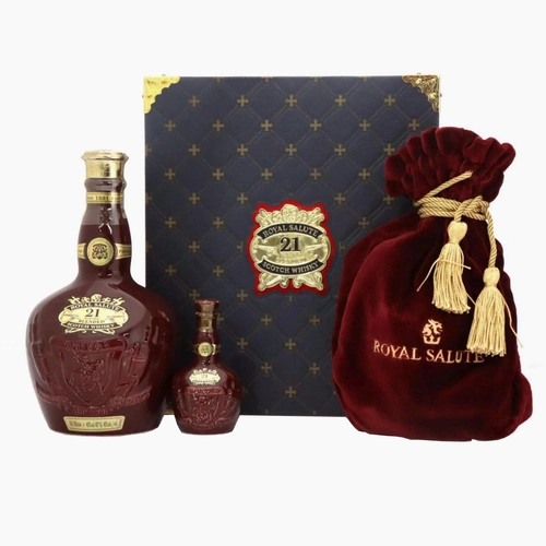 Royal Salute 21 Years Old Ruby 700ml with Miniature 50ml - Gift Pack 2012