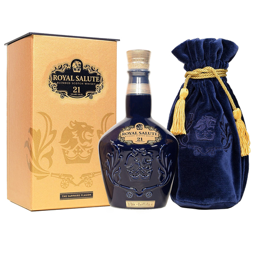 Chivas Royal Salute 21 Years Old The Sapphire Flagon