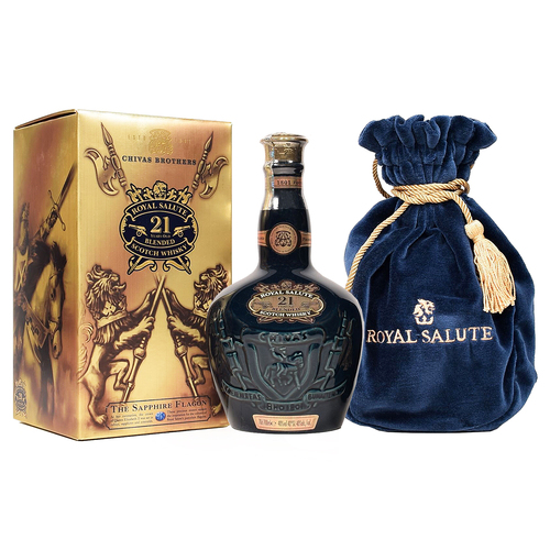 Chivas Royal Salute 21 Years Old The Sapphire Flagon Limited Edition
