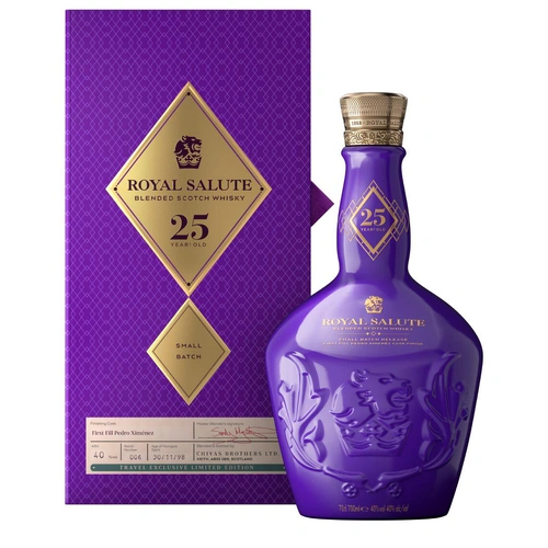 Chivas Royal Salute 25 Year Old Small Batch First Fill PX Sherry Cask Finish Batch 006