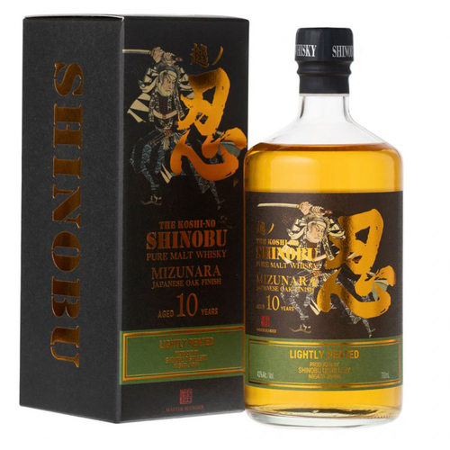 Shinobu 10 Years Old Pure Malt Lightly Peated Mizunara Oak