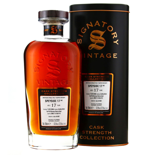 Signatory Vintage (Macallan) 17 Years Old 2005 Cask Strength Collection Cask No 12