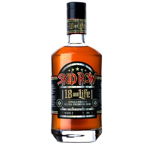 Skid Row 18 and Life Single Origin 18 Year Old Ultra Premium Rum
