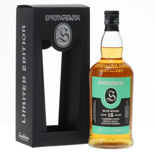 Springbank 15 Year Old 2019 Release Rum Wood