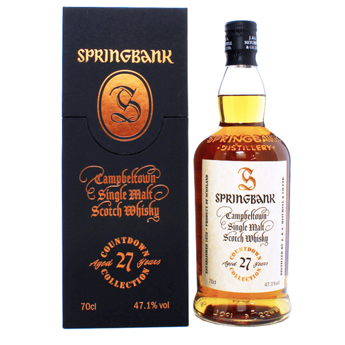 Springbank 27 Year Old Countdown Collection Single Malt Whisky